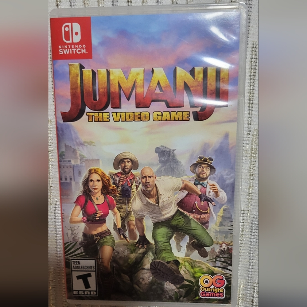 Nintendo Switch Jumanji Adventure Game - Red and Green